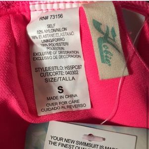 Hobie Pink Tribal Bikini Top NWT